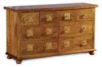 Flagstone Bedroom Furniture 8 Drawer Chest DW25