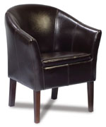 Max Furniture - Max Tub Chair (By Cast Leather) MAX05