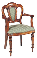 Sutton Park Furniture - Admiralty Carver with Upholstered Back SP201A